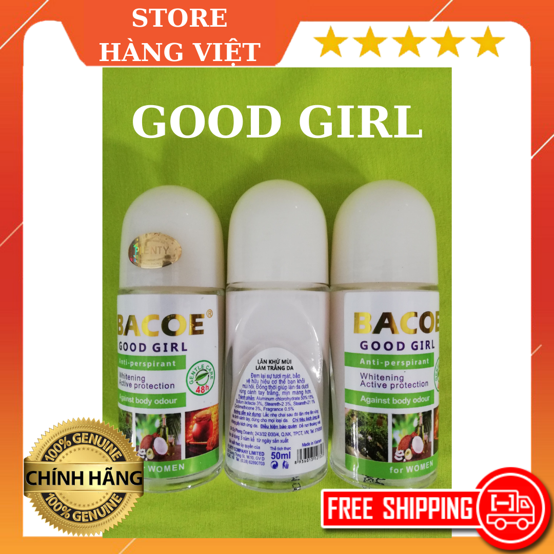 LĂN KHỬ MÙI BACOE GOOD GIRL FOR WOMEN - LĂN KHỬ MÙI LÀM TRẮNG DA BACOE GOOD GIRL - STORE HÀNG VIỆT