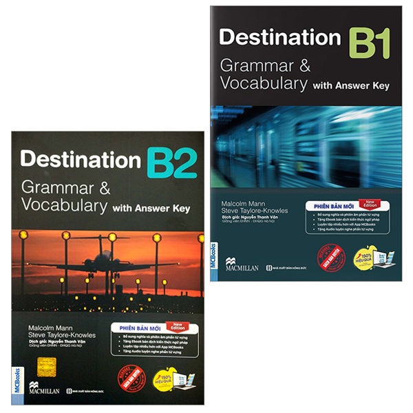Fahasa - Combo Sách Hay Sách Destination - Grammar And Vocabulary with Answer Key - B1 + B2