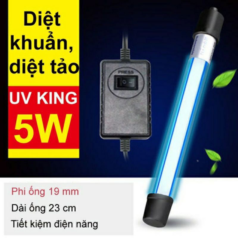 Đèn uv đủ size diệt tảo diệt khuẩn cho bể cá sterilization king