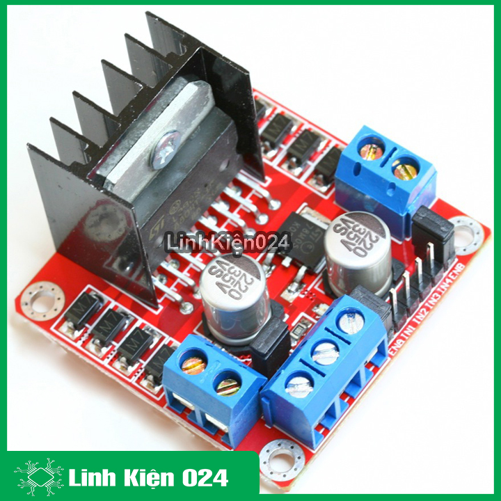 Module L298 mạch cầu H  điều khiển động cơ DC