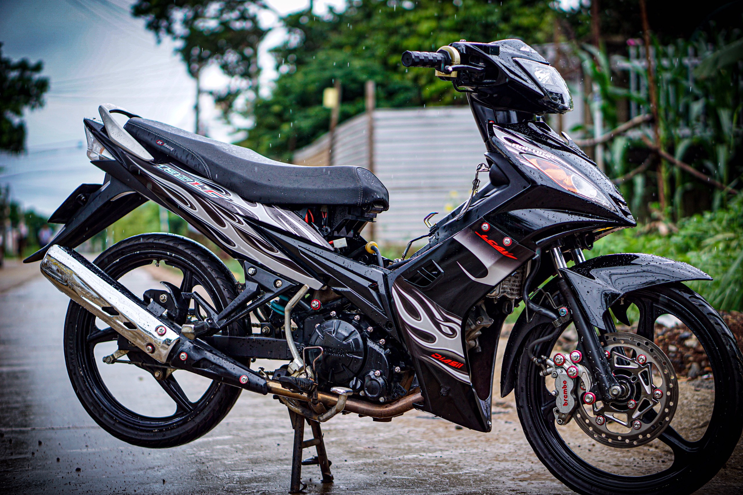 Tem exciter 2010 lửa đen trắng