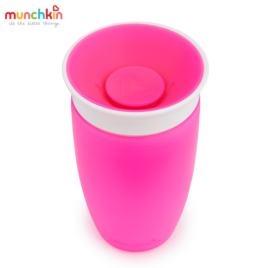 Cốc 360 độ Munchkin chống đổ, có nắp 296ml