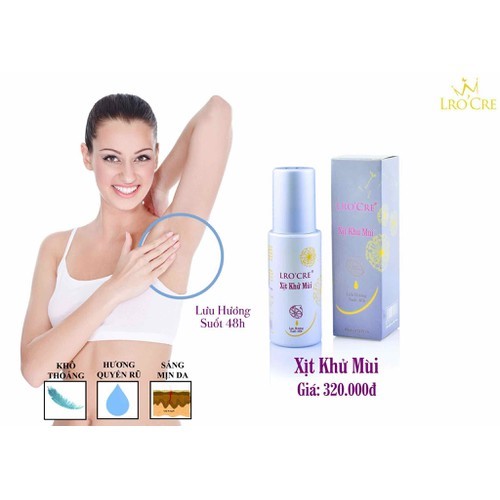 XỊT KHỬ MÙI LROCRE