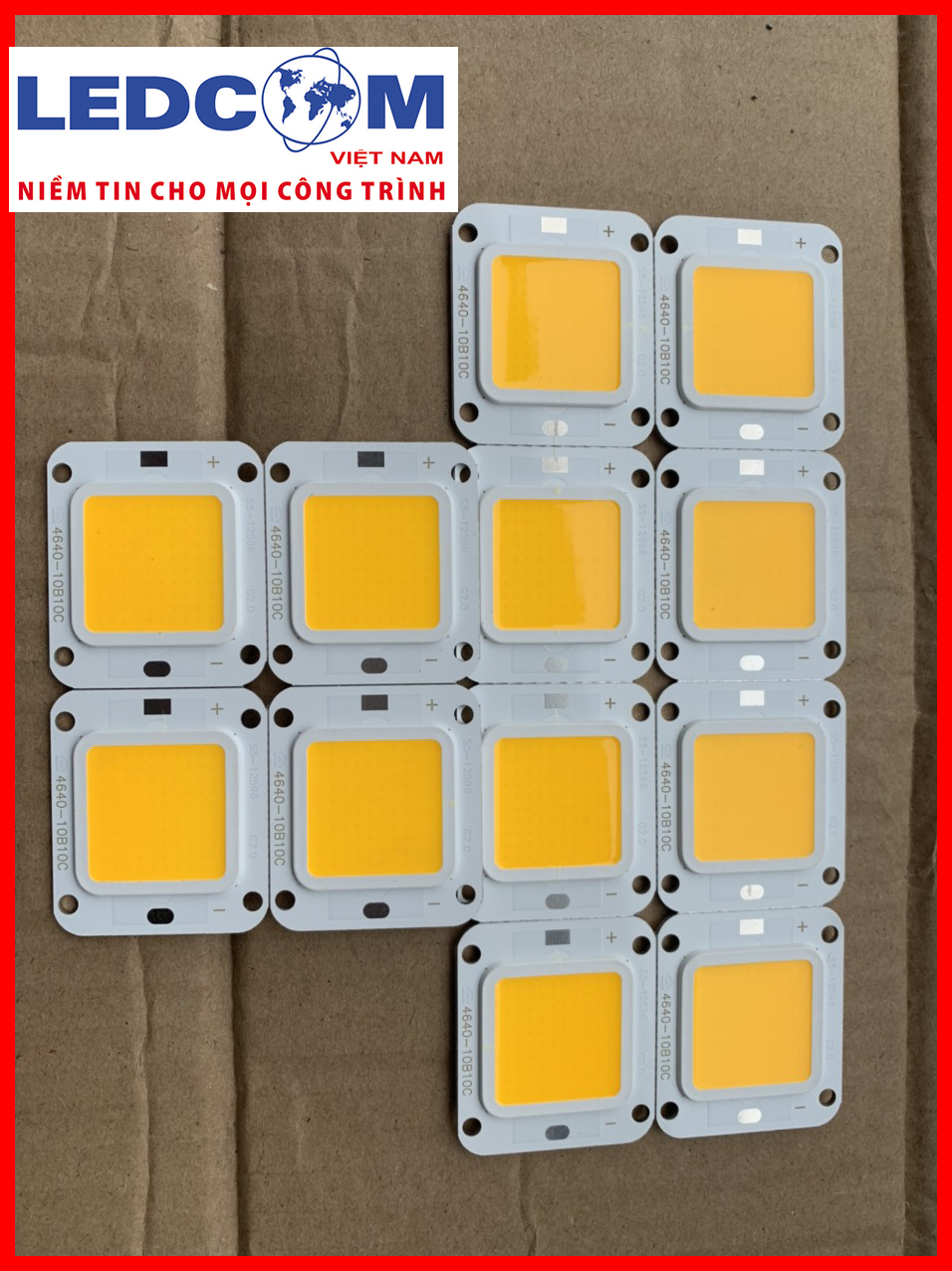 Chipled COB công suất 50w cho lắp ráp đèn LED