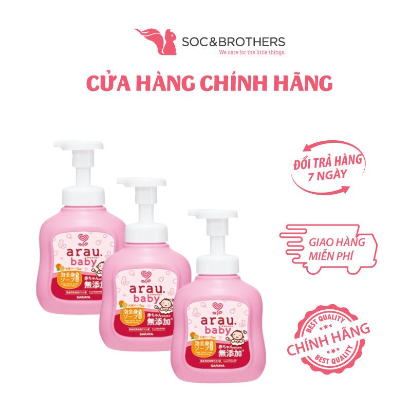 Sữa Tắm Dưỡng Ẩm Arau Baby Bình 450Ml