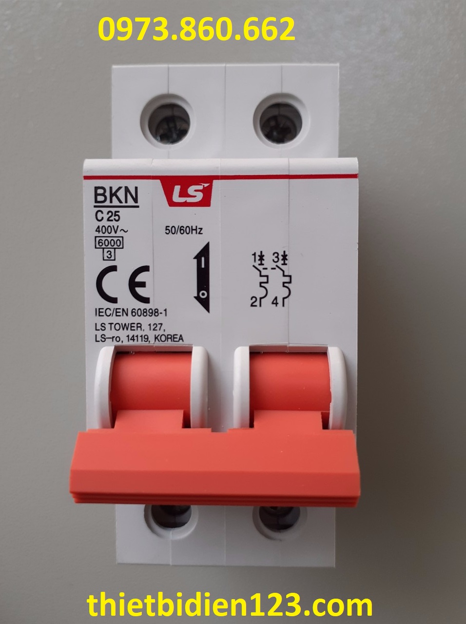 Aptomat LS BKN 2P 10A 16A 20A 25A 32A 40A 63A