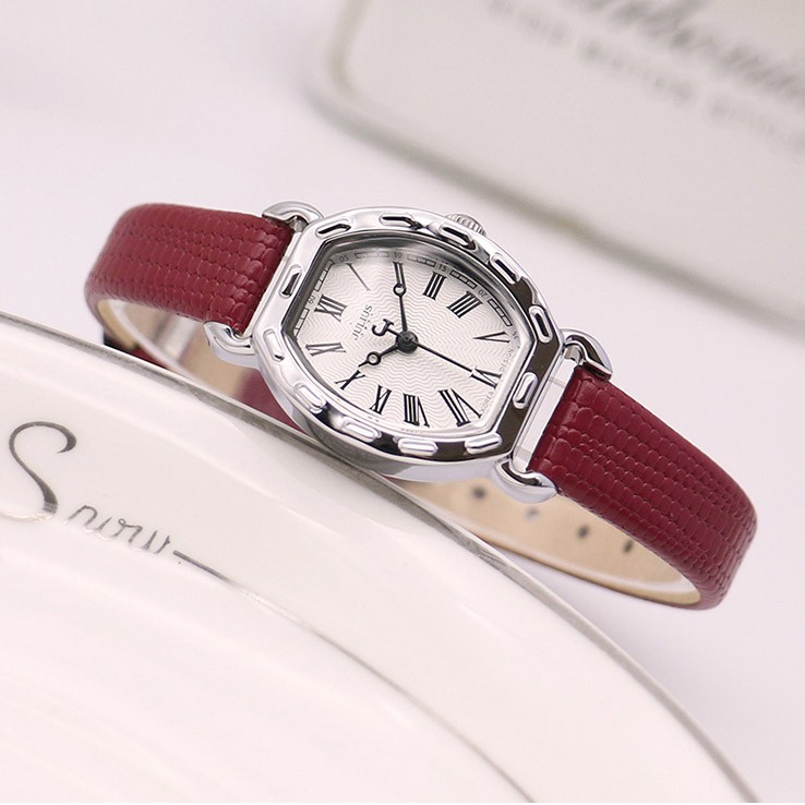 Đồng hồ nữ Julius Hàn Quốc JA-544 dây da cá tính