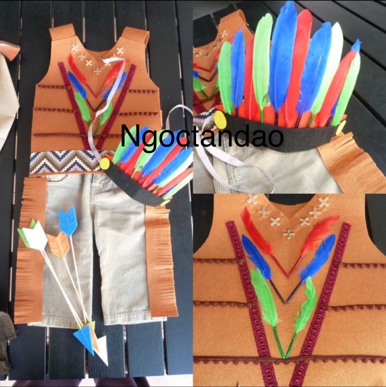 Mũ thổ dân, phụ kiện chụp ảnh