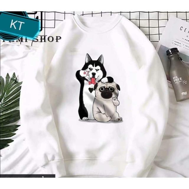Áo thun hai cún bo tay kth0919