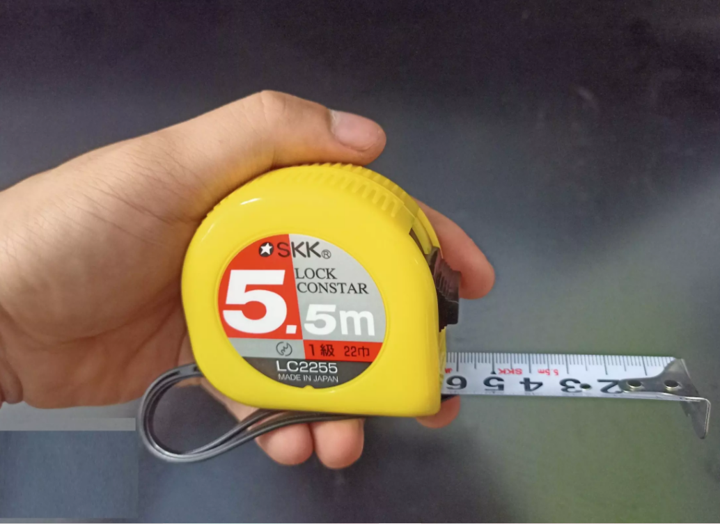Thước cuộn thép cao cấp dài 5.5m bàng 22mm skk nhật bản - thước cuộn 5.5m - thước cuộn 5m - thước dây - thước cuộn nhật bản