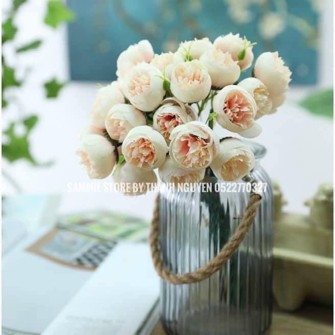 Bó 27 bông hoa hồng lụa siêu đẹp