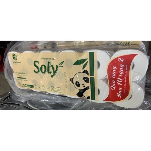 Giấy vệ sinh gấu trúc Sofy 12 cuộn/bịch