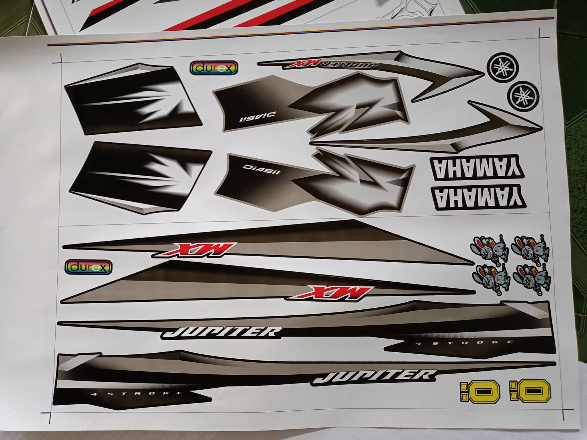 tem rời jupiter MX 2010 đen bạc