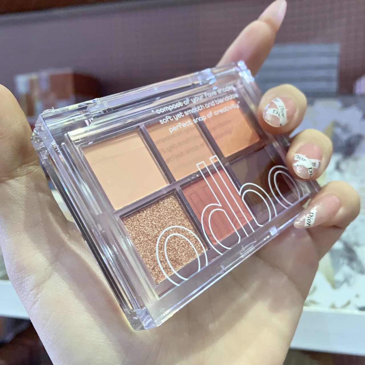 Bảng phấn mắt 6 ô odbo signature eyeshadow palette od276