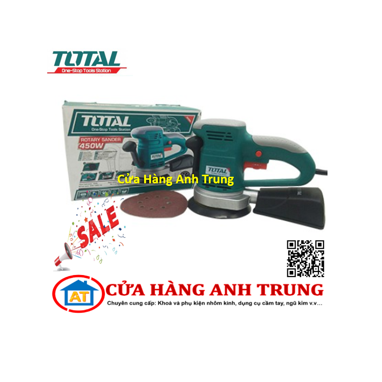 Máy Chà Nhám Đĩa Tròn Total TF2041501 - 450W