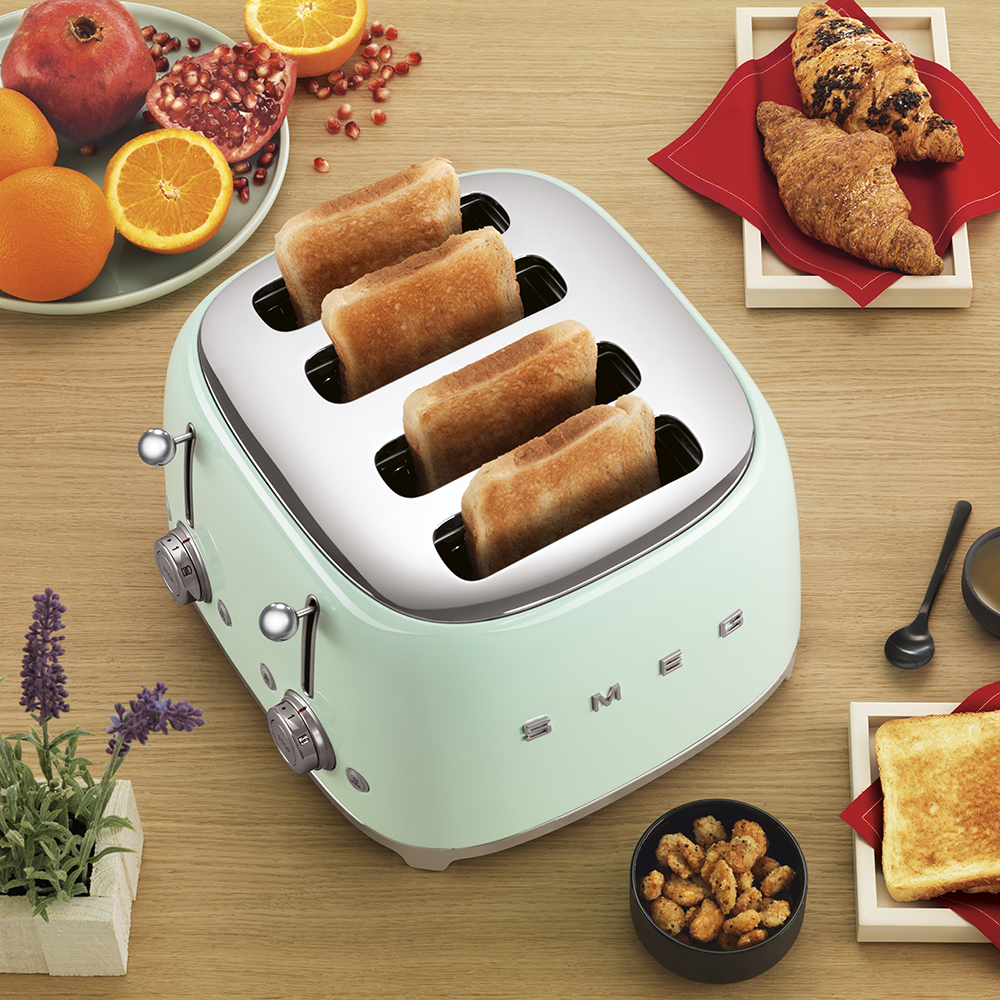 [Trả góp 0%]MÁY NƯỚNG BÁNH MÌ SMEG TSF03PGEU