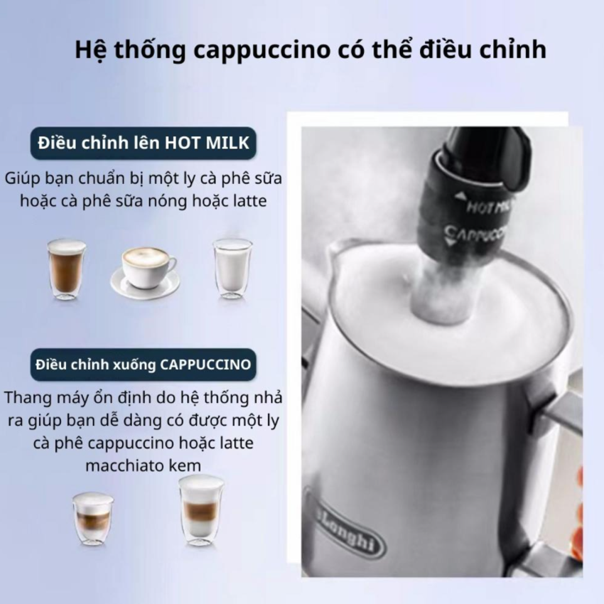 Máy pha cà phê Espresso Delonghi ECP35.31 - Hàng Nhập Khẩu (Bảo hành 12 tháng)