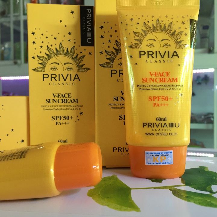 KEM CHỐNG NẮNG PRIVIA CLASSIC ( MỚI ) ( Không trôi, SPF 50+ PA +++ )