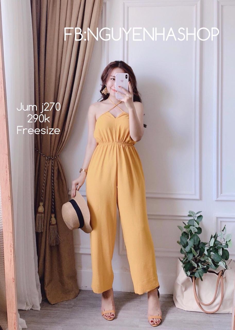 jumpsuit dây chéo-TH