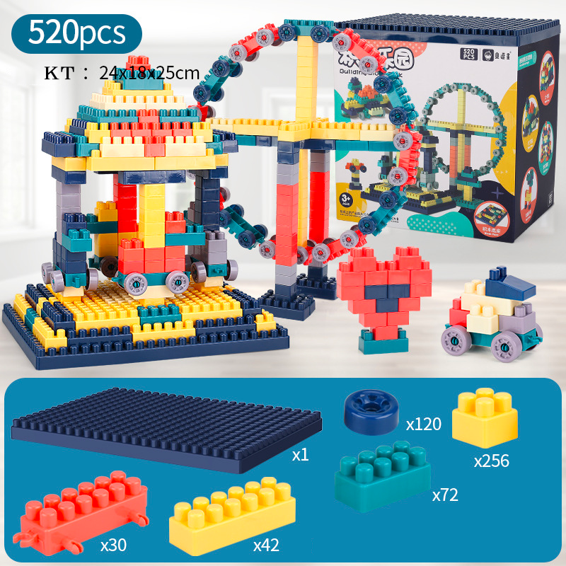 Lego 520 chi tiết và 680 chi tiết, bộ đồ chơi xếp hình 520 chi tiết cho bé