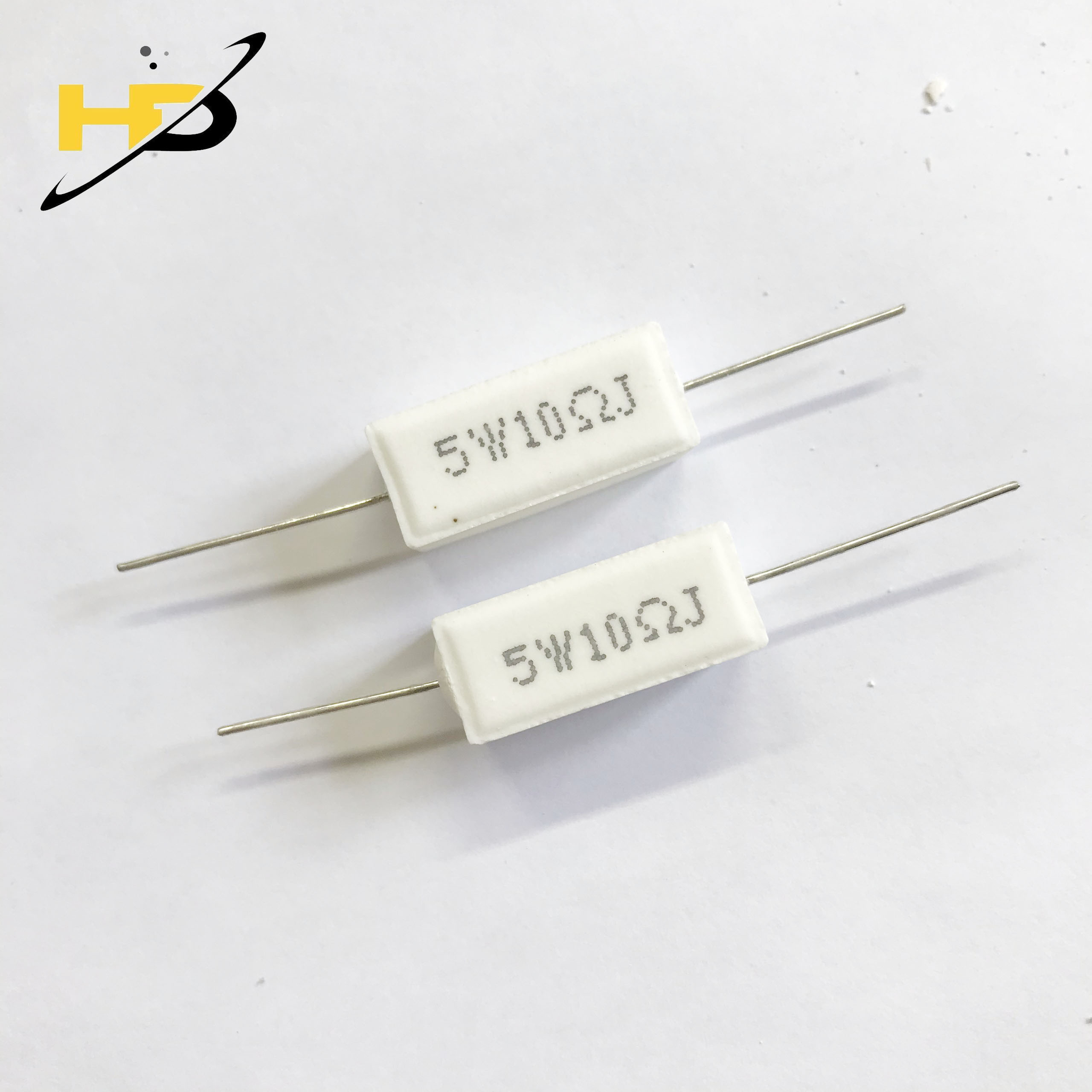 [10 CON] Điện Trở Công Suất, Trở Sứ 5W 10R Chân Đồng