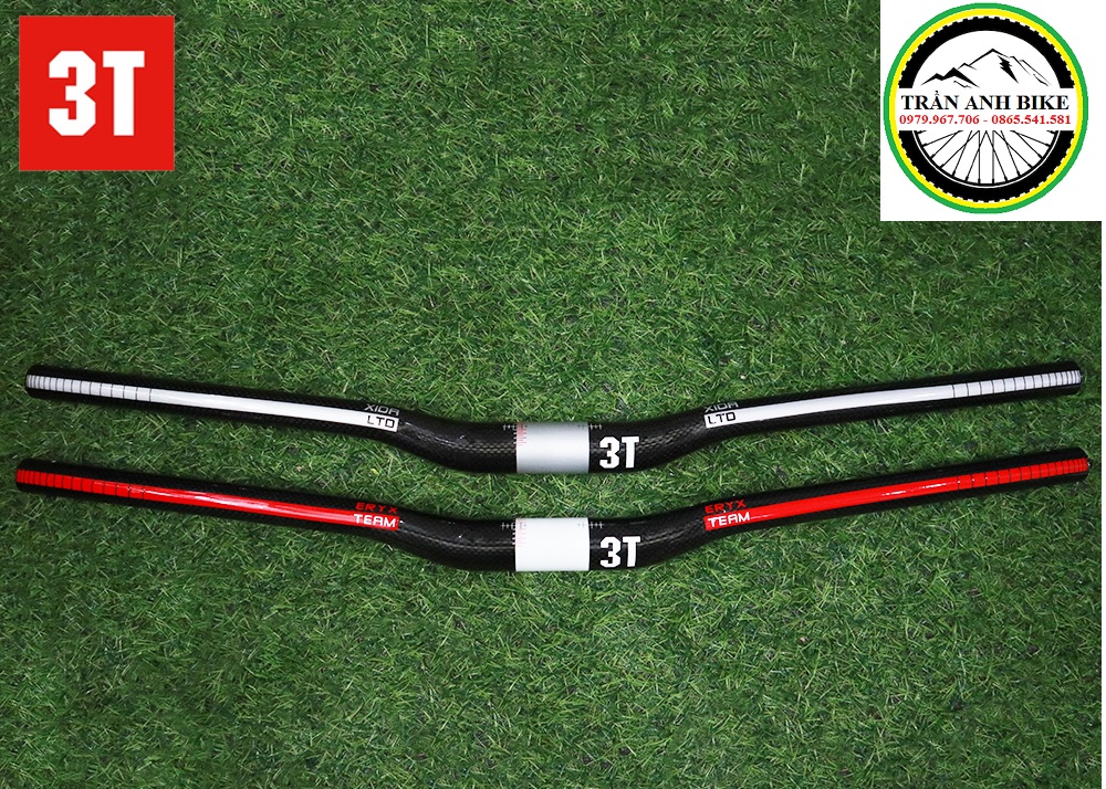 Ghi Đông Ngang Carbon xe đạp 3T 31.8x660mm