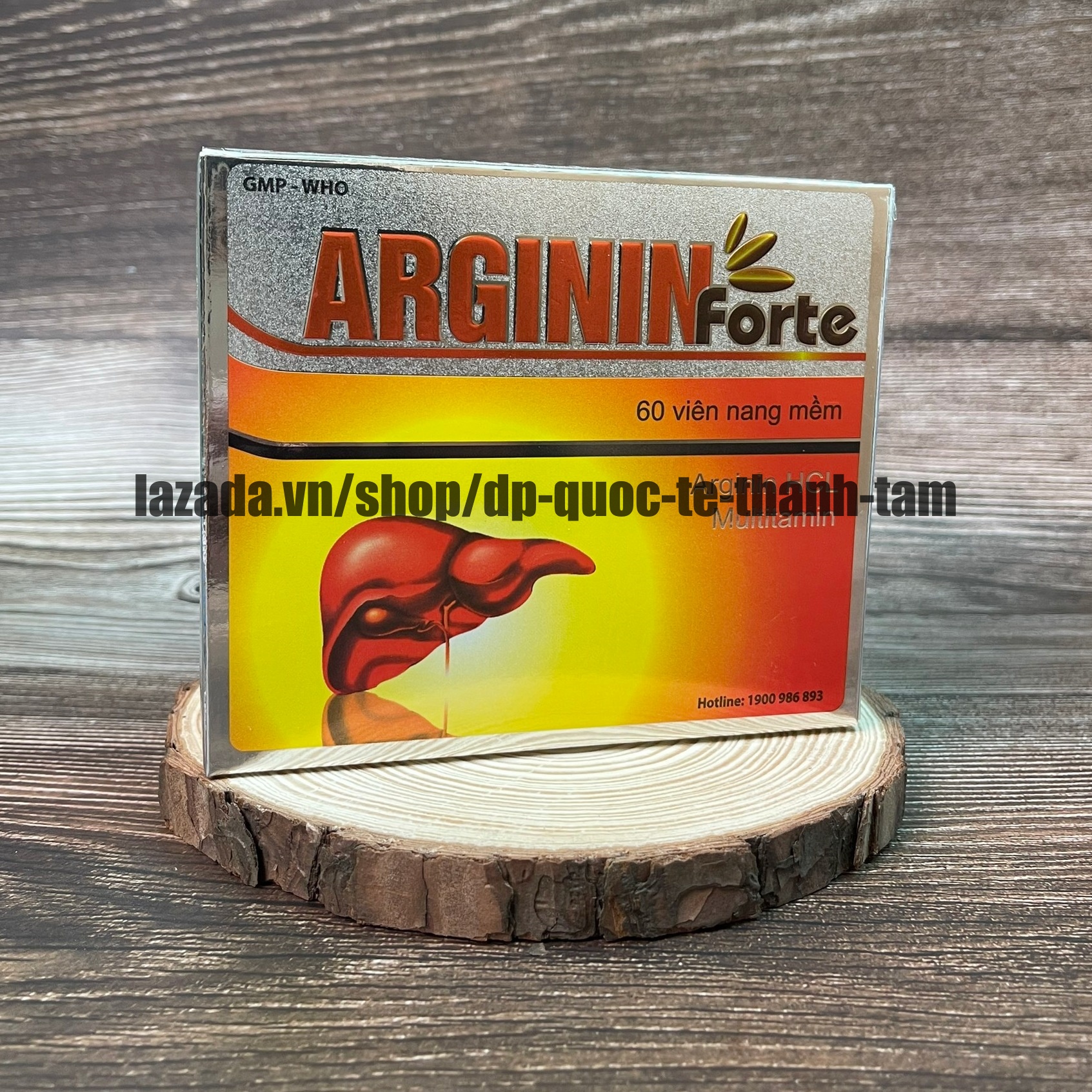 Bổ gan Arginin cà gai leo, diệp hạ châu, giúp tăng cường chức năng gan