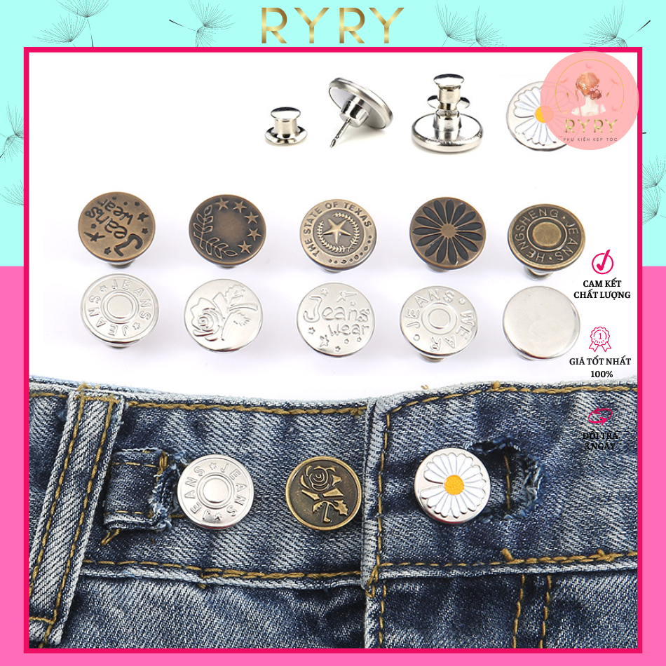 Metal Jeans Buttons