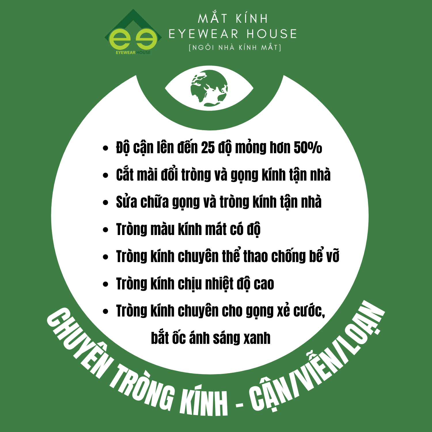 Dung dịch vệ sinh tròng kính Glassone