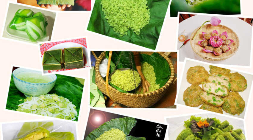 - Tạo hương cốm tự nhiên cho bánh kéo, chả cốm....