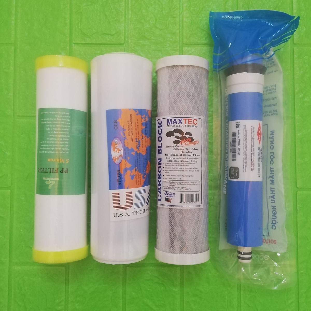 Ro Water Filter Core Set 1,2,3,4 Ro