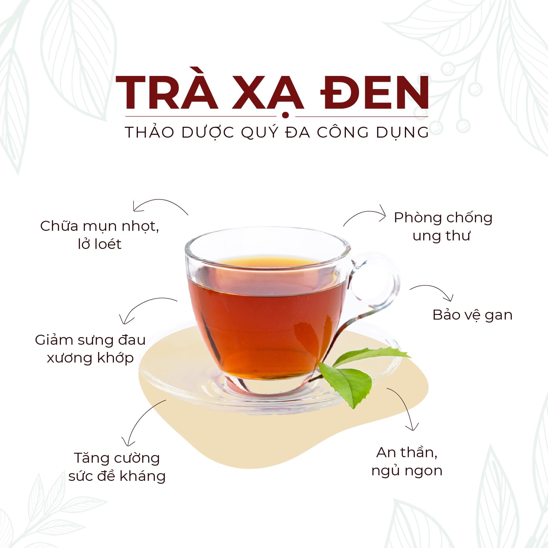 Trà xạ đen – La hán quả túi lọc Sadu (1KG có 200 túi lọc)