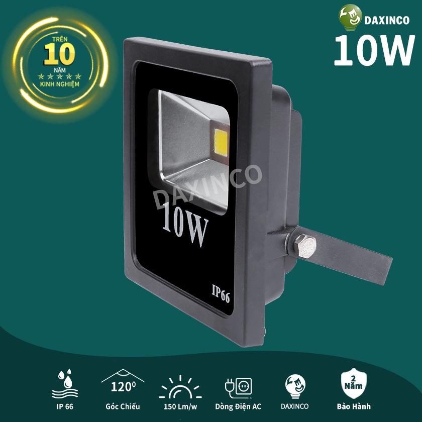 Đèn pha LED 10W Daxinco dẹp