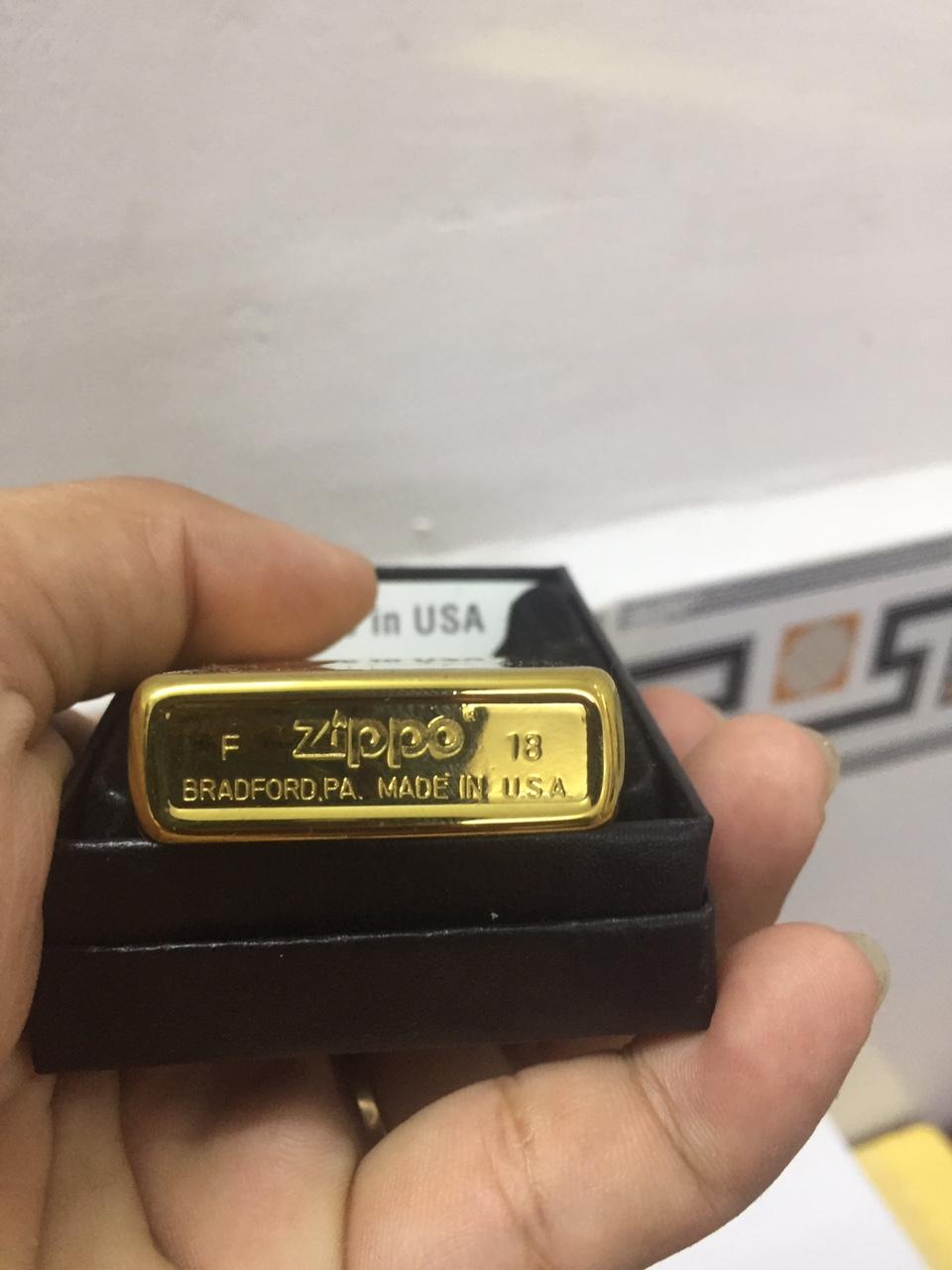 [HCM]Bật Lửa Zippo USA Trơn