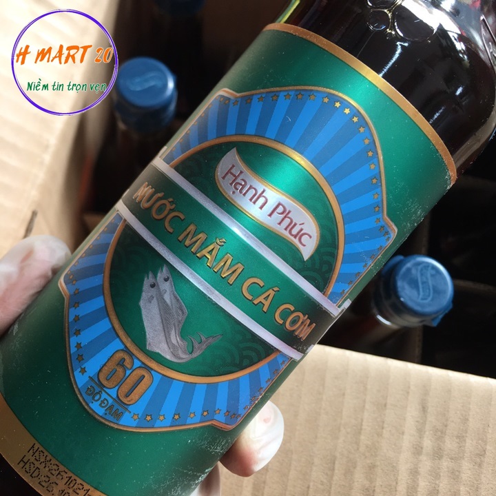 Nước mắm hạnh phúc cá cơm 60 độ đạm 500ml