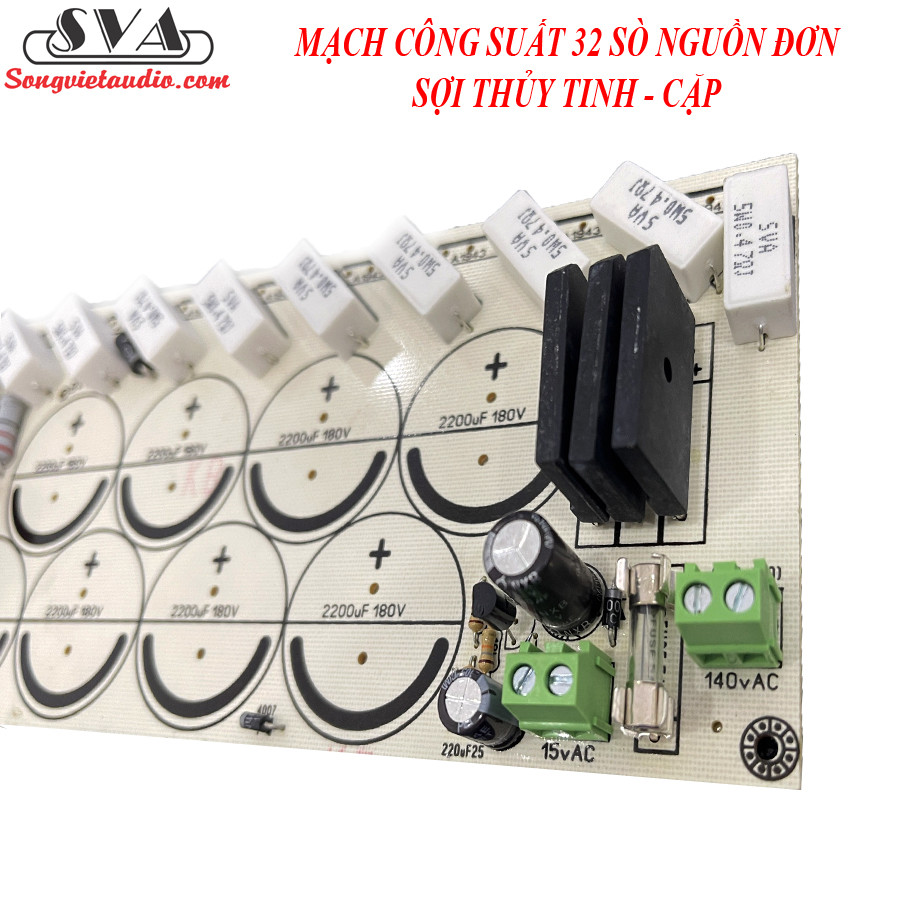 MẠCH CÔNG SUẤT 32 SÒ NGUỒN ĐƠN SỢI THỦY TINH