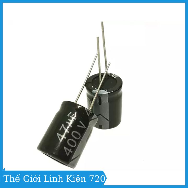 Combo 10 Tụ hóa 400V, tụ điện phân cực 2.2uF - 47uF