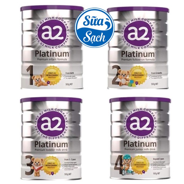 [HCM](Date mới - Air) SỮA BỘT A2 PLATINUM SỐ 4 CỦA ÚC 900GR