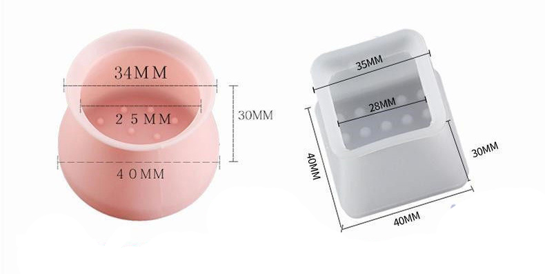 COMBO 10 Miếng Bọc Chân Bàn Chân Ghế An Toàn (loại vuông)