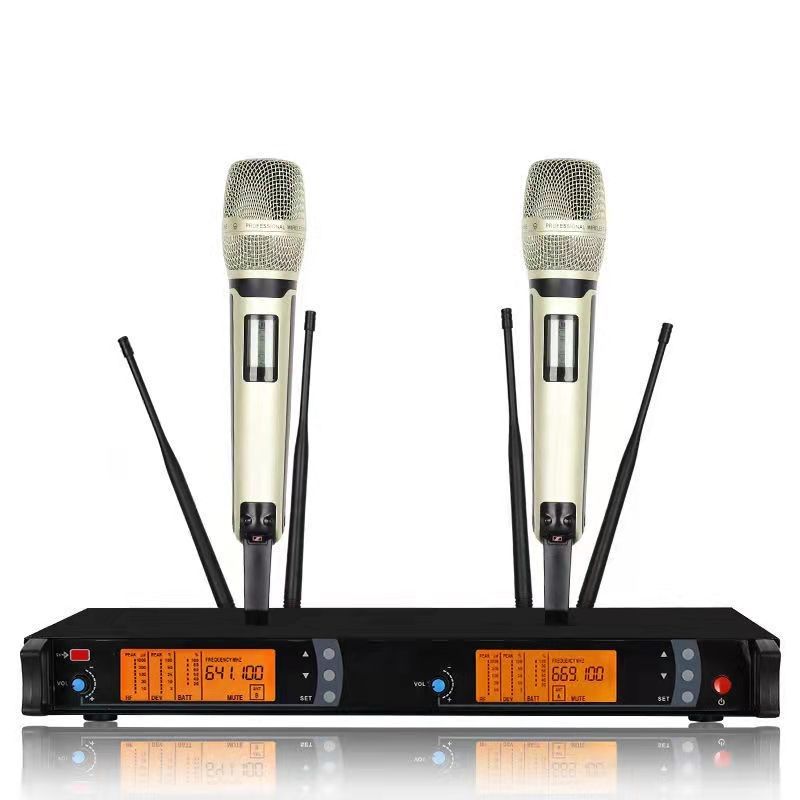 [ KÈM 2 MICRO ] Combo Mic Và Đầu Thu UHF, Bộ Đầu Thu Karaoke Micro KAW K- 9000 4 râu - Bán Bộ Mic Karaoke Cao Cấp Micro Kèm Đầu Thu Không Dây Micro Hát Karaoke Giá Re Cho Gia Đình- Đường Chuyền ổn Định bán tại SHOPNOW 4.0