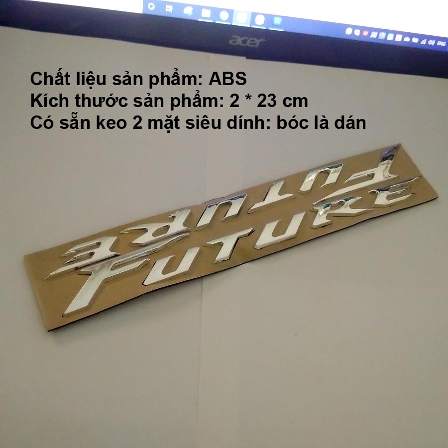 Bộ 2 Tem FUTURE Cho Xe Honda