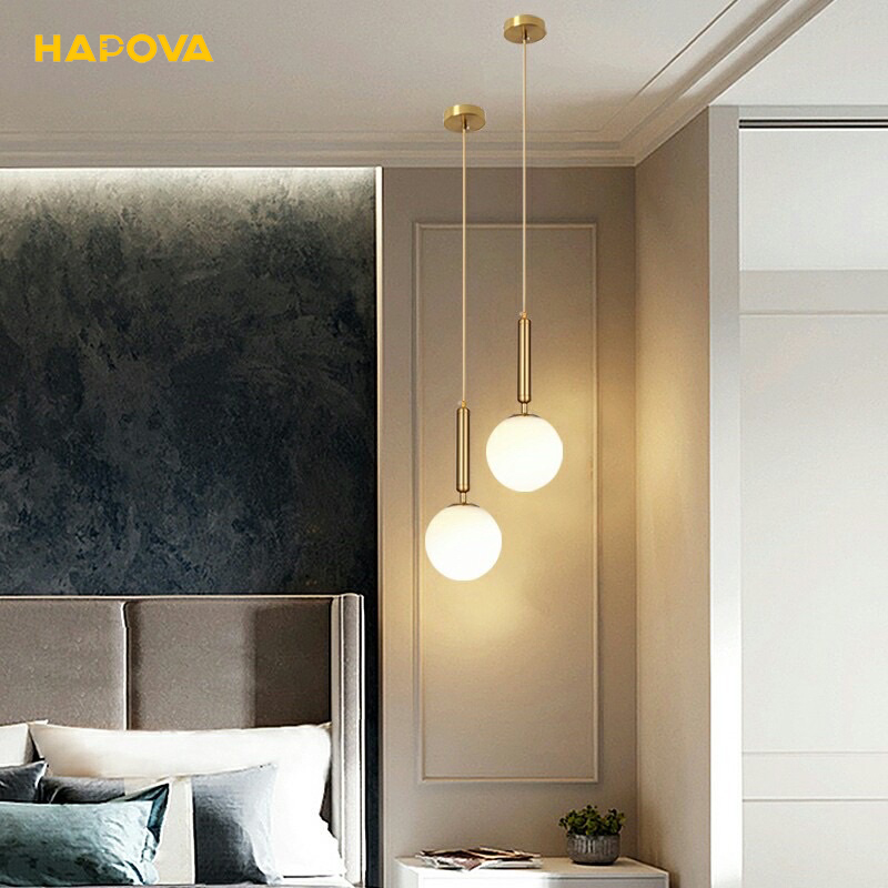 Đèn thả trần hình quả cầu tròn HAPOVA DT 5008