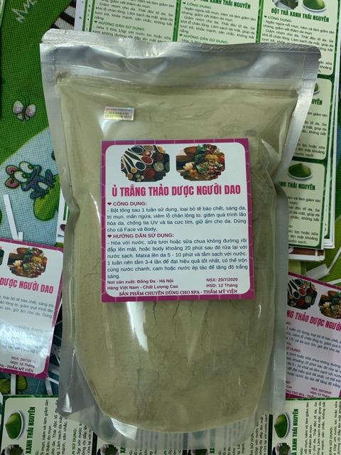Bột Ủ Trắng Thảo Dược Người Dao 1kg handmade