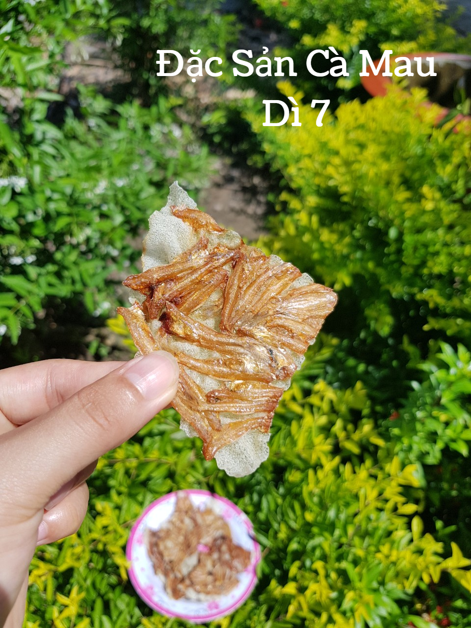 [SP dùng thử] 100GRAM Bánh tráng cá cơm Cà Mau loại đặc biệt