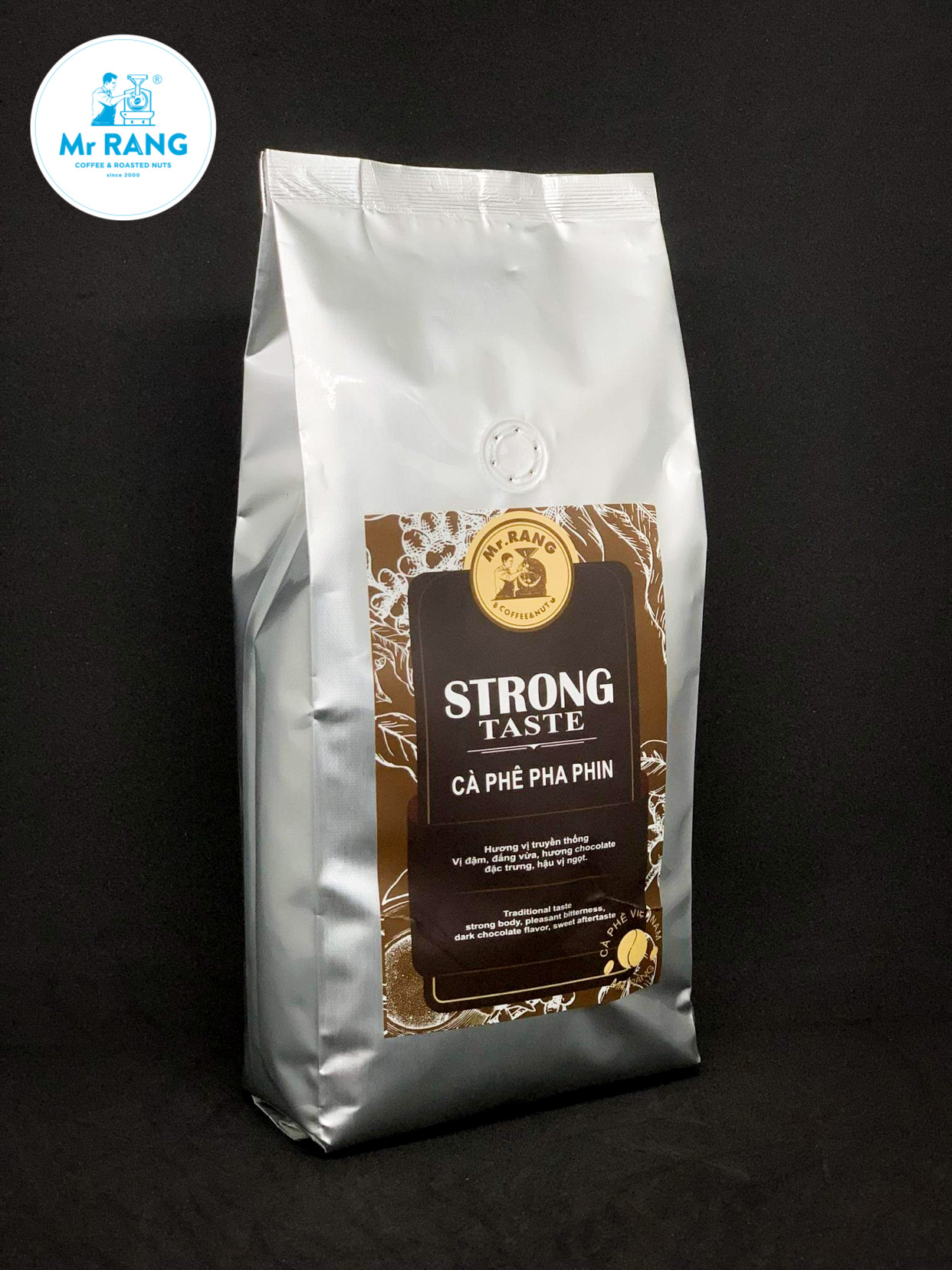 Cà phê Phin Mr Rang túi bạc 500g