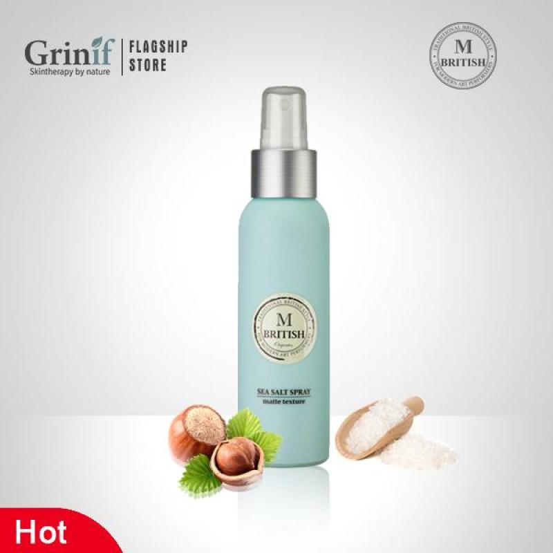 Xịt tạo kiểu pre-styling BRITISH M SEA SALT SPRAY - 120ml giá rẻ