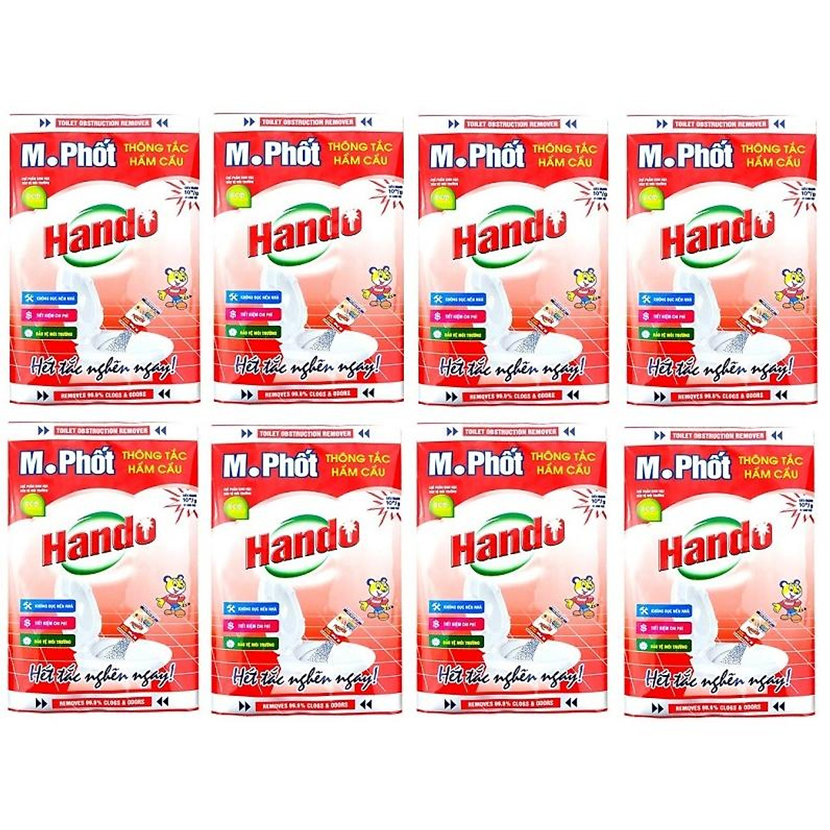 [HCM]Gói bột thông tắc hầm cầu M.Phốt 215g
