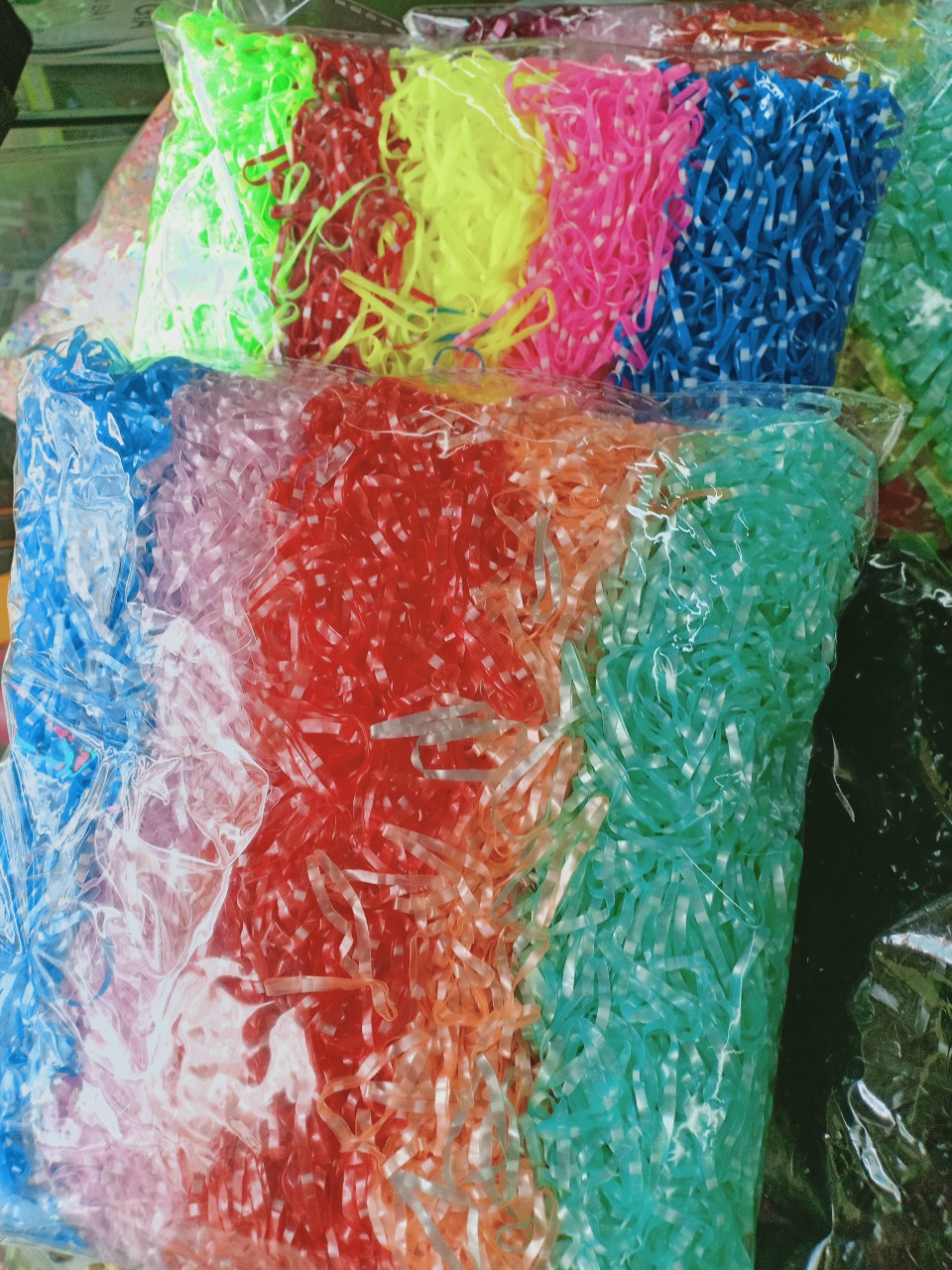 100G THUN CỘT TÓC ĐEN VÀ NHIỀU MÀU SIÊU DAI