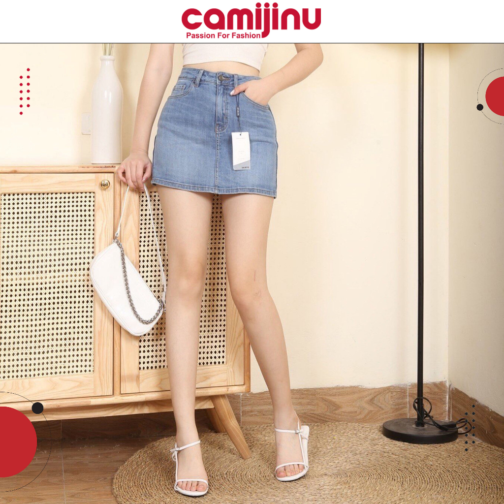 Quần  Váy Jeans Nữ Màu Xanh Đậm