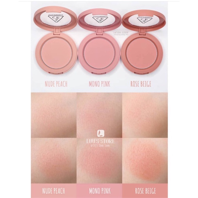 Phấn Má Hồng 3Ce Tone Nude
